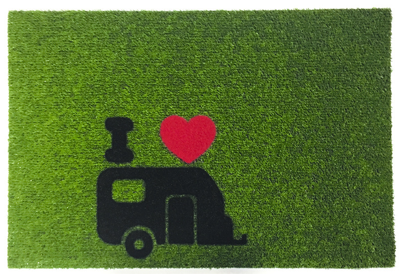 Camping Rohožka s motivem karavanu