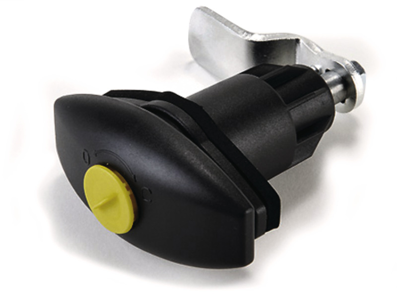 Otočný zámek víka zavazadlového prostoru TWIST LOCK - černý