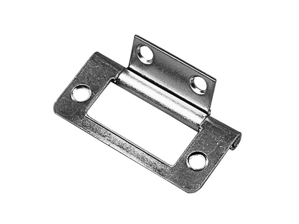 FAWO Výklopný pant dvířek poniklovaný - 38 mm, 1 kus