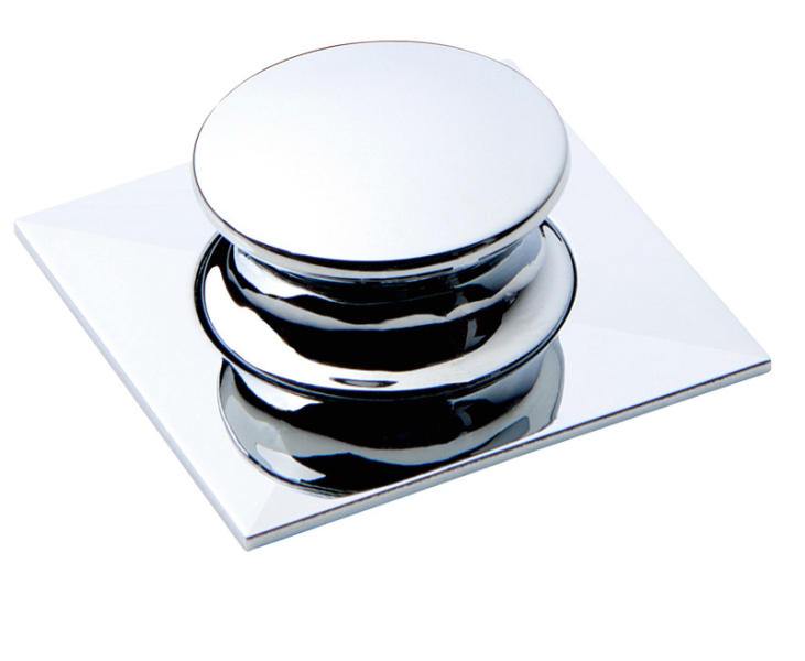 REIMO Čtvercový nábytkový úchyt Push Lock - 34 x 34 mm
