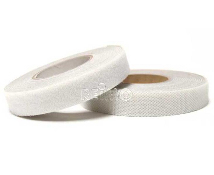REIMO Samolepicí suchý zip 20 mm (bílý) 5 m