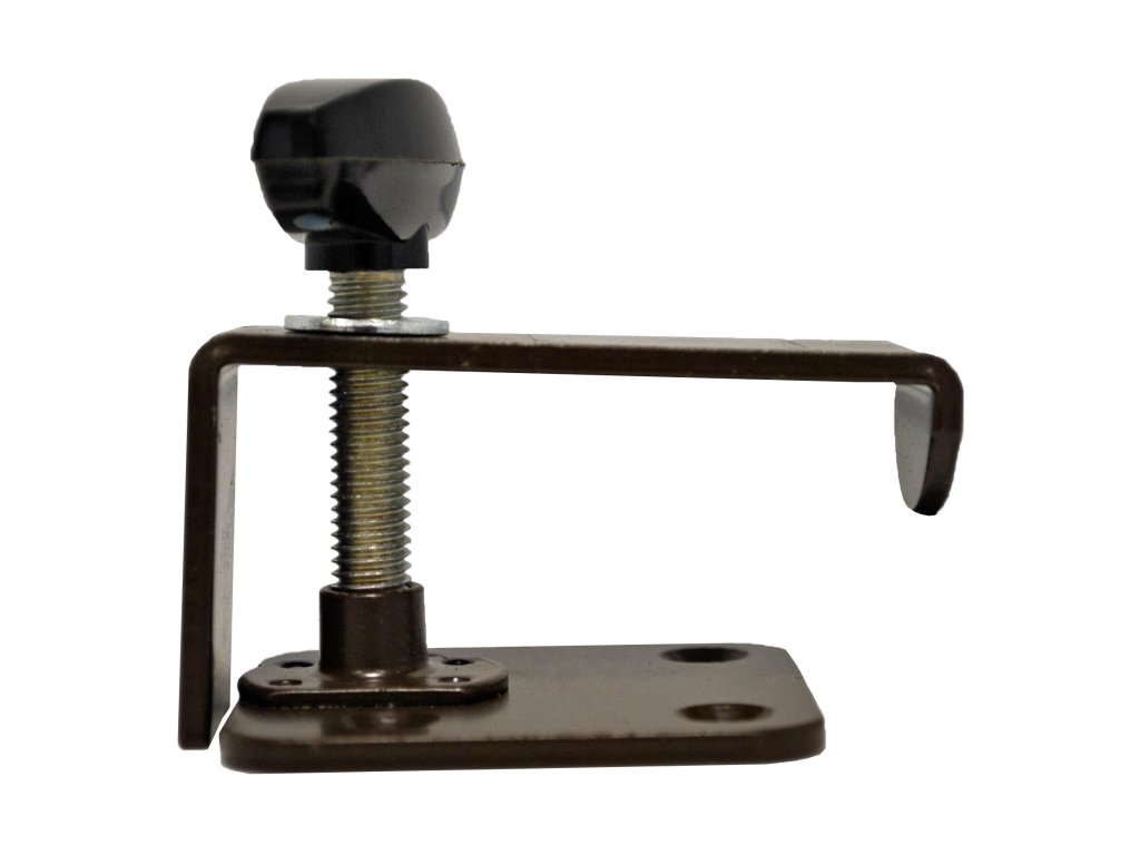 REIMO Fixační pojistka stolové desky - hnědá