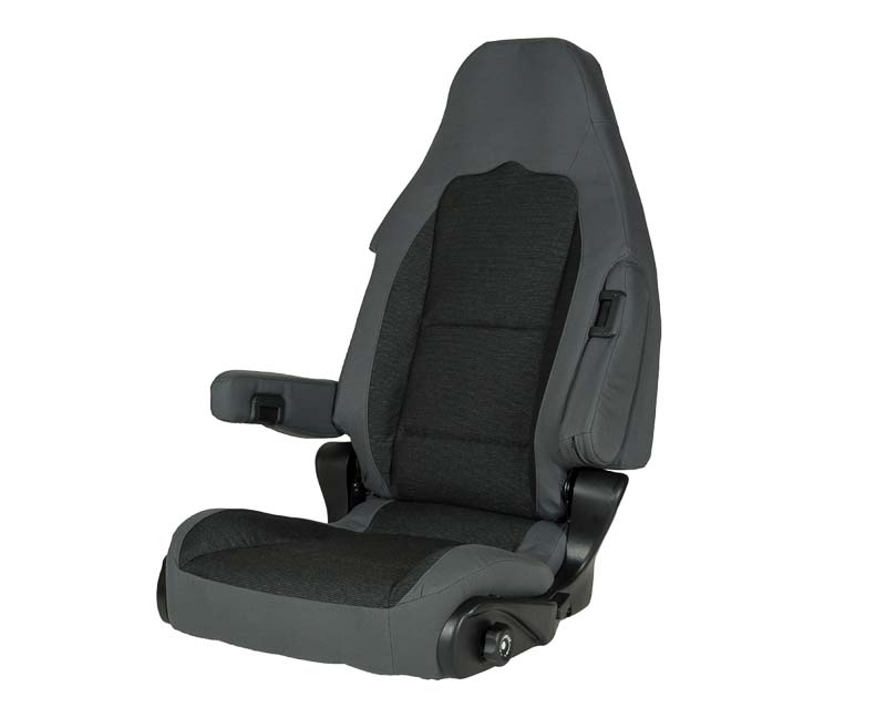 Autosedačka Sportscraft 10.1 s integrovanou opěrkou hlavy - strana řidiče Varianta: Šedá