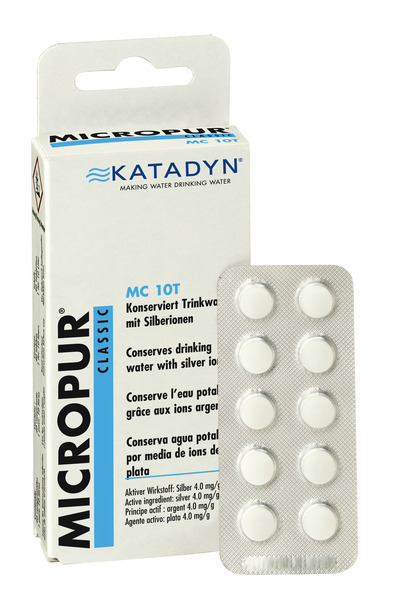 Konzervace pitné vody Katadyn MICROPUR CLASSIC MC 10T - 40 tablet