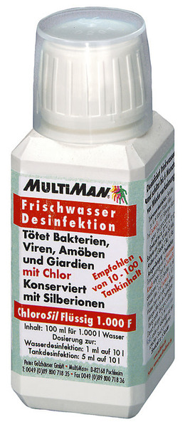 ChloroSil liquid 1000 Konzervace vody, 100 ml