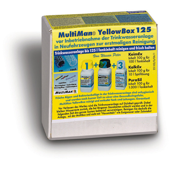 MultiMan YellowBox 125 Box pro uvedení do provozu
