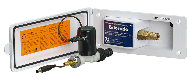 REICH Řídicí jednotka městské vody COLORADO PLUS s odnímatelným elektromagnetickým ventilem Přepínací spínač