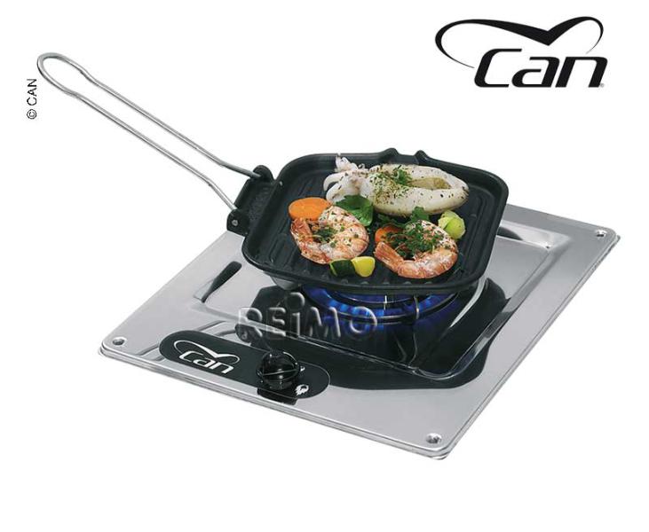 CAN Sporák s 1 hořákem z nerezové oceli D32 x Š28,5 x V4 9cm