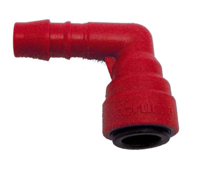 TRUMA Úhlová přípojka červená pro vodní hadici 10 mm