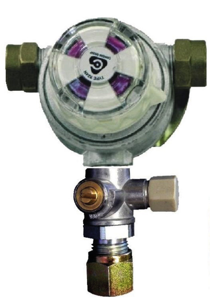 Multimatik systém 2 lahví 30 mbar výstup 10mm š.testovací ventil