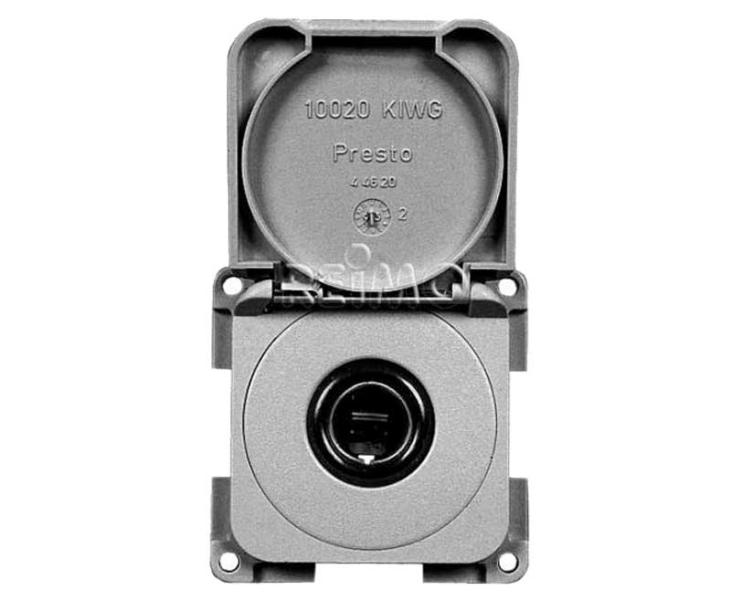 Vestavěná zásuvka 12V s krytem Barva: šedá (volná)