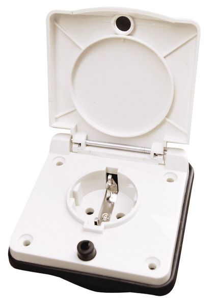 Zásuvka markýzy 230V, bílá