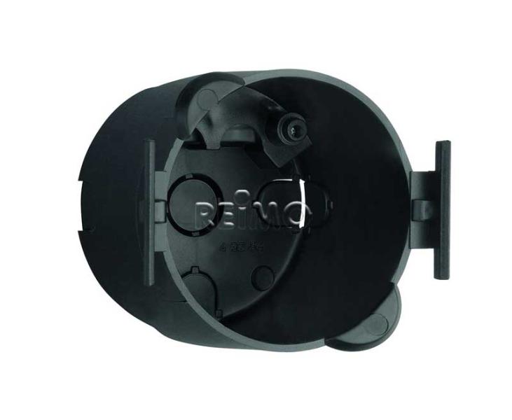 Zásuvka 230 V: ochranná krytka kontaktů pro 2 kabely, montážní hloubka 45 mm. Volné stránky