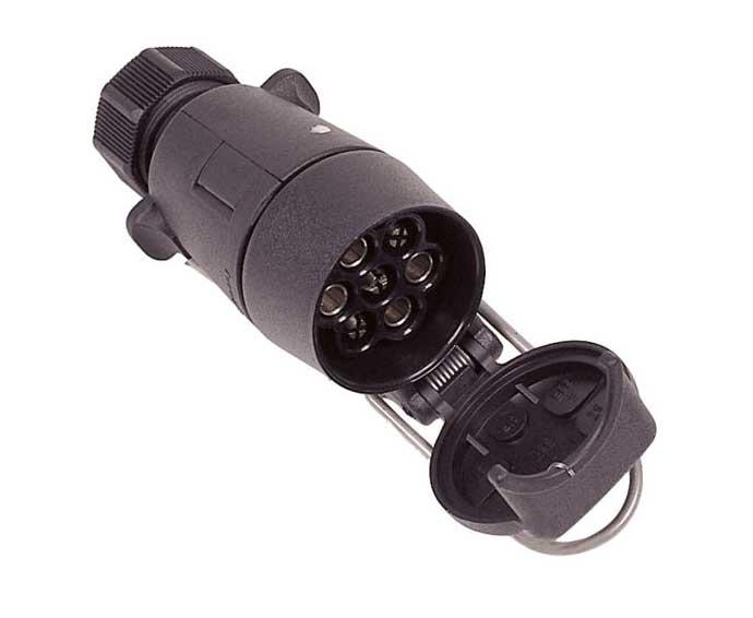 Spojovací zásuvka 7pólová plastová