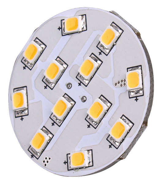 Carbest LED žárovka G4, 2W, 170 lumenů, 12x teplá bílá SMD