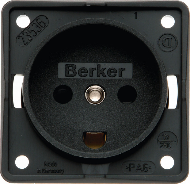 BERKER Zásuvka 230V anthr