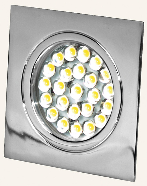 LED spot 12V, dotykový spínač, 1,6W, 24LED, chrom