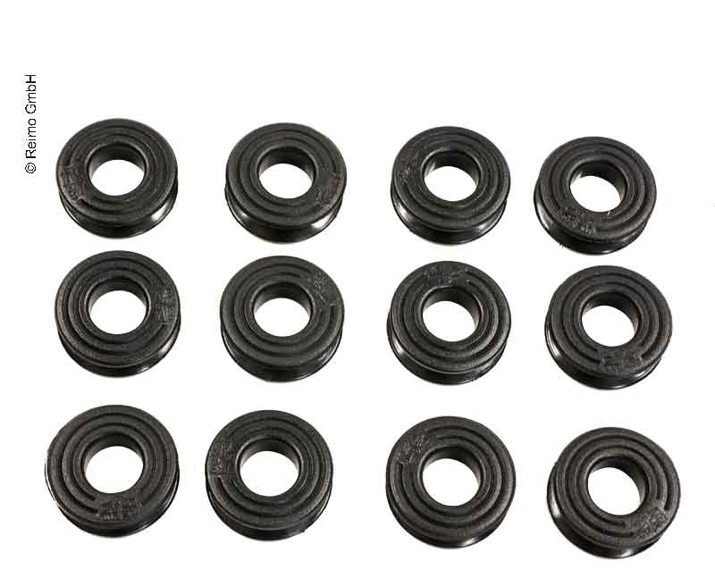 Plastová očka 15 mm, 12 kusů.