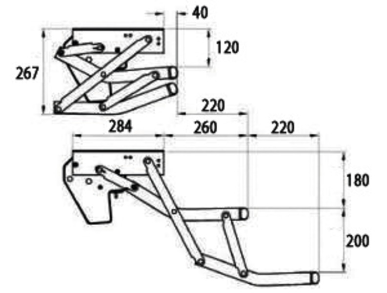 THULE Elektrický 2stupňový schůdek Omnistep 440 12V Varianta: Dopp.Tritt.Omnist.500 12V