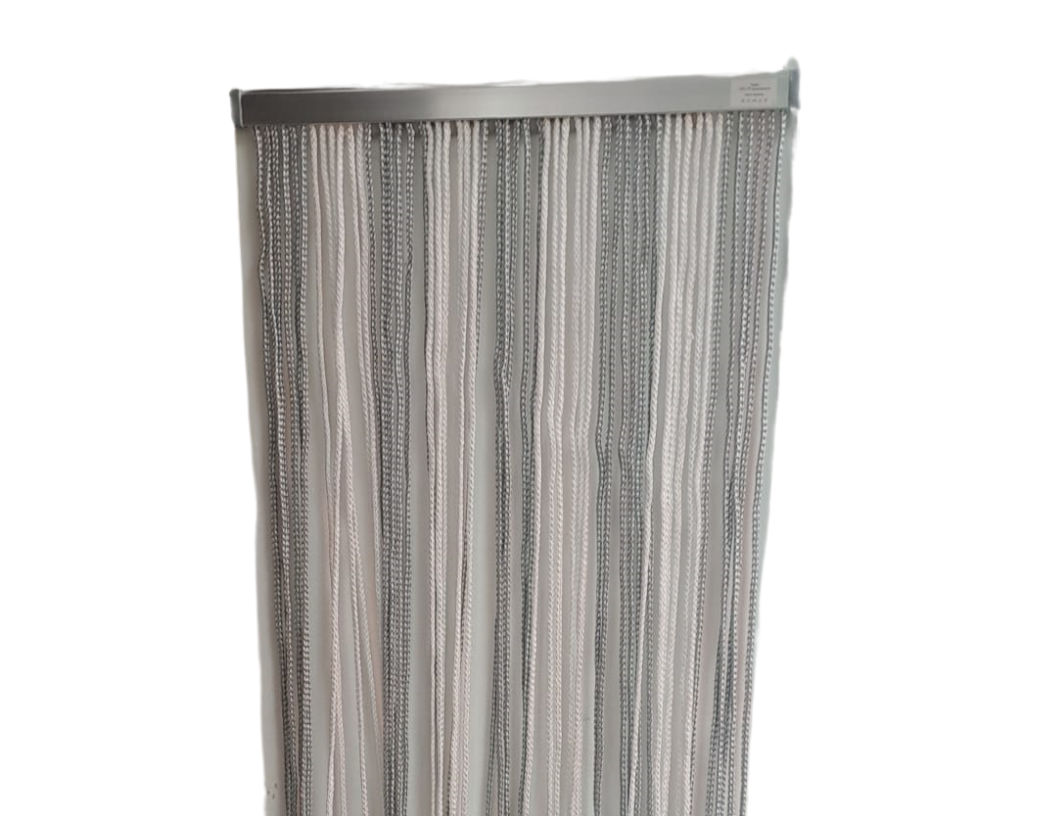 ARISO Závěs na dveře KORDA 60 x 190 cm /bílá, šedá
