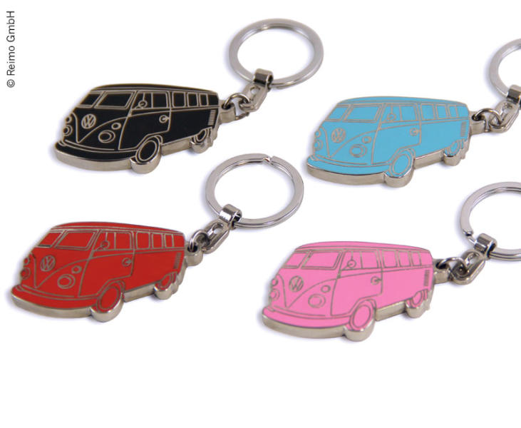 VWCOL Přívěsek na klíče VW Collection Bulli, růžový