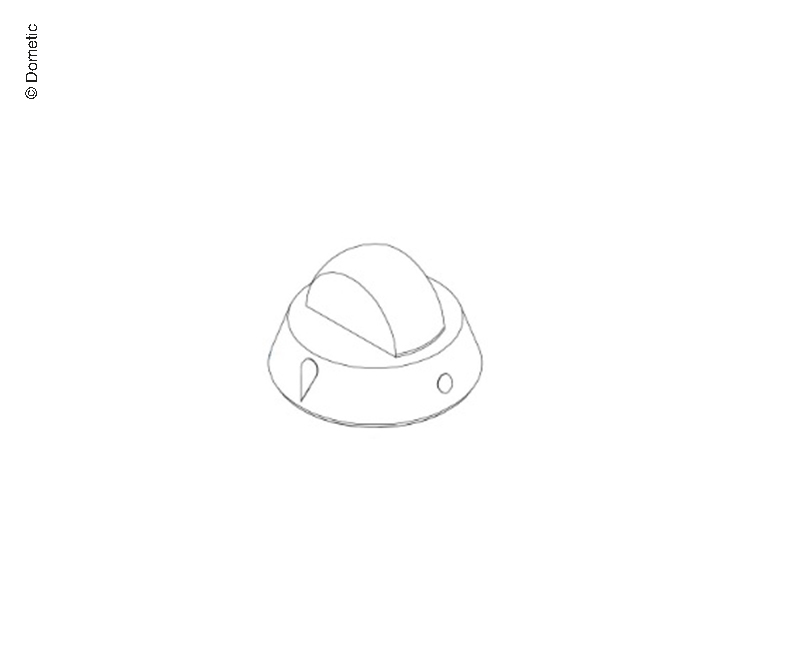 Otočný knoflík vařiče černý