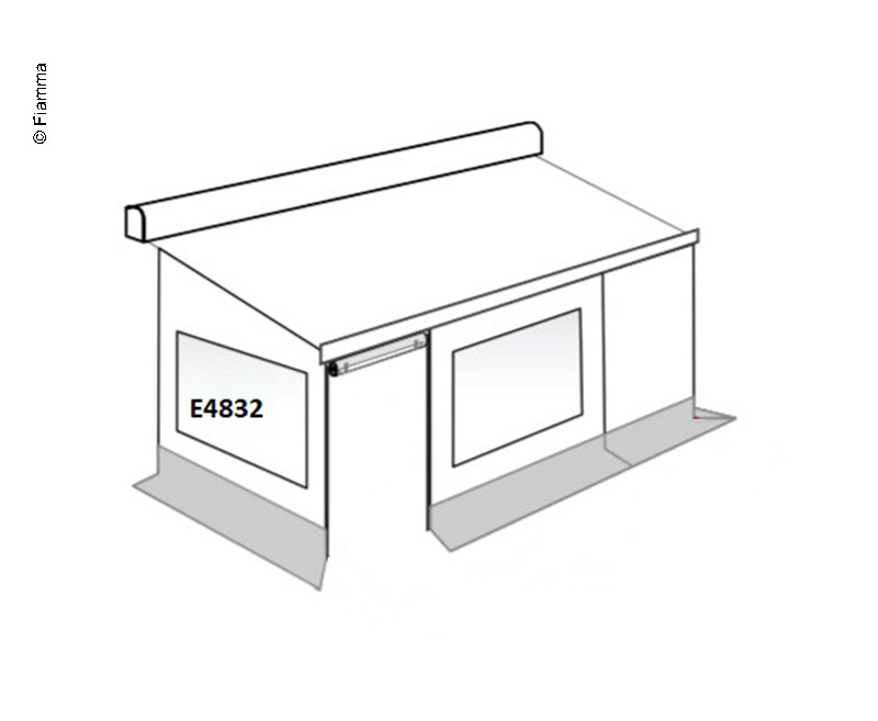 FIAMMA Boční stěna vlevo F.Zip Large