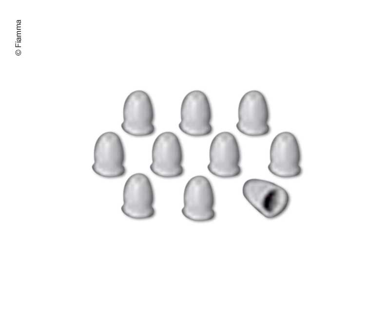 Krytka matice Fiamma šedá M6 10 ks