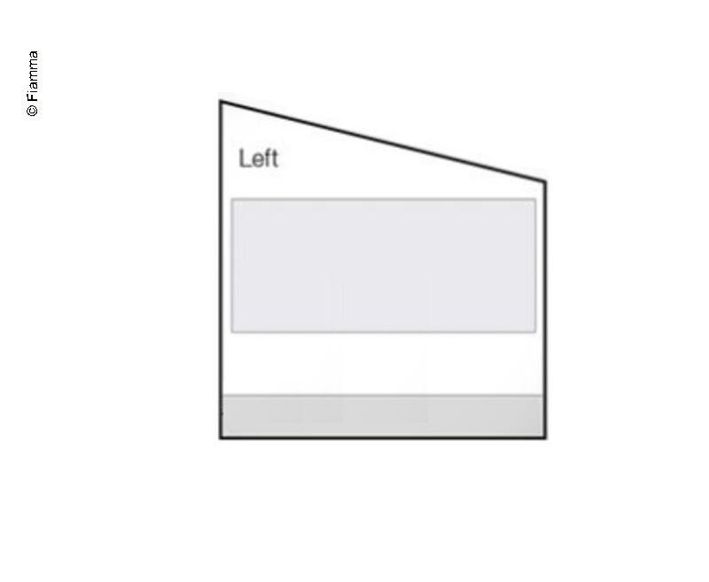 FIAMMA Boční stěna vlevo pro Caravanstore Zip