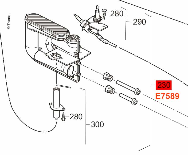 TRUMA Sada hořáků S3002/S3004