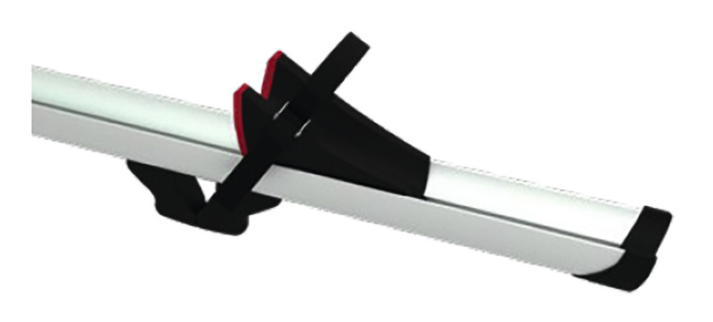 FIAMMA Rail Premium S Bicycle Rail Fat Bike, stříbrná, délka 128 cm