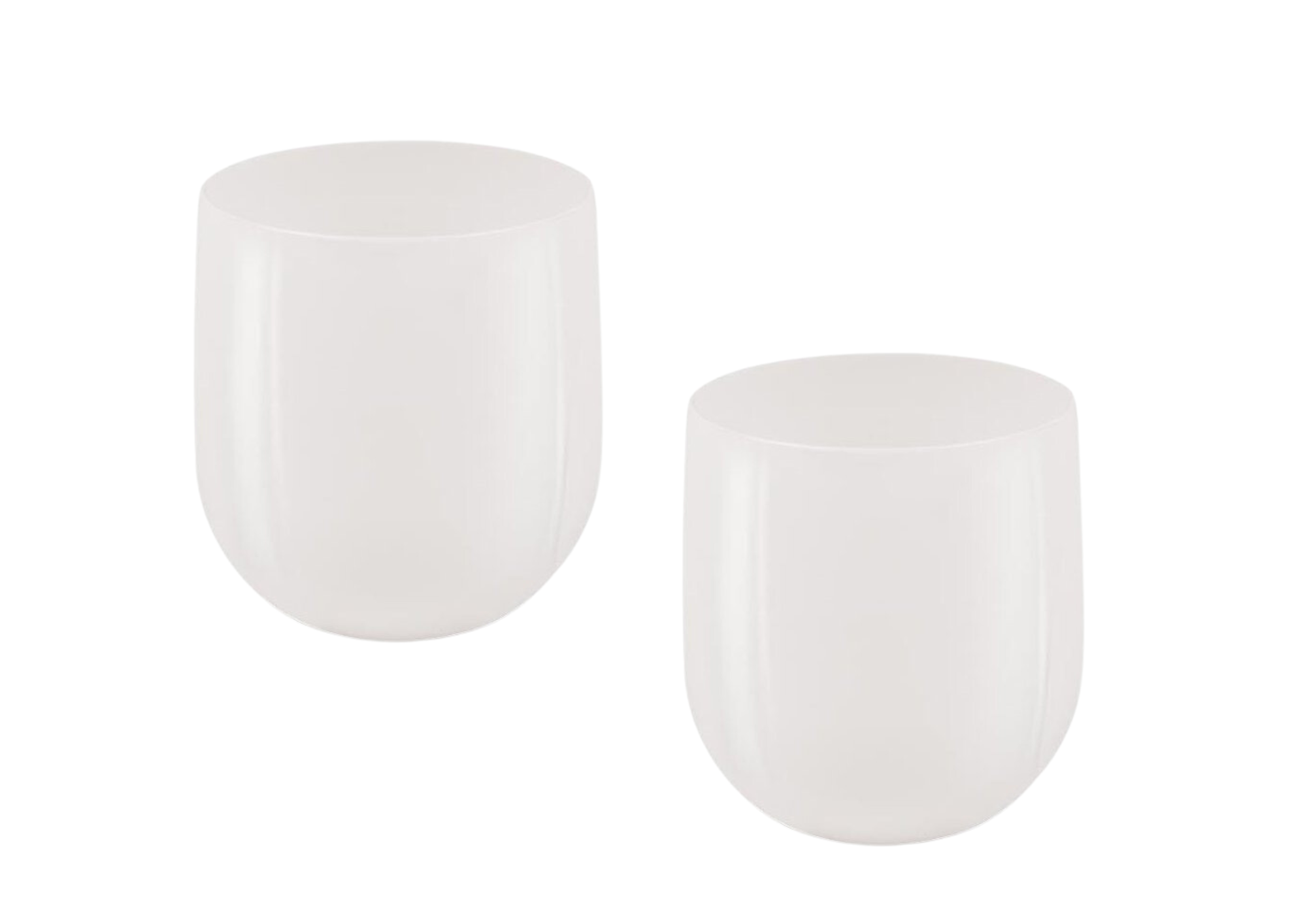 Sklenice na vodu Camp4 bílá 2 ks