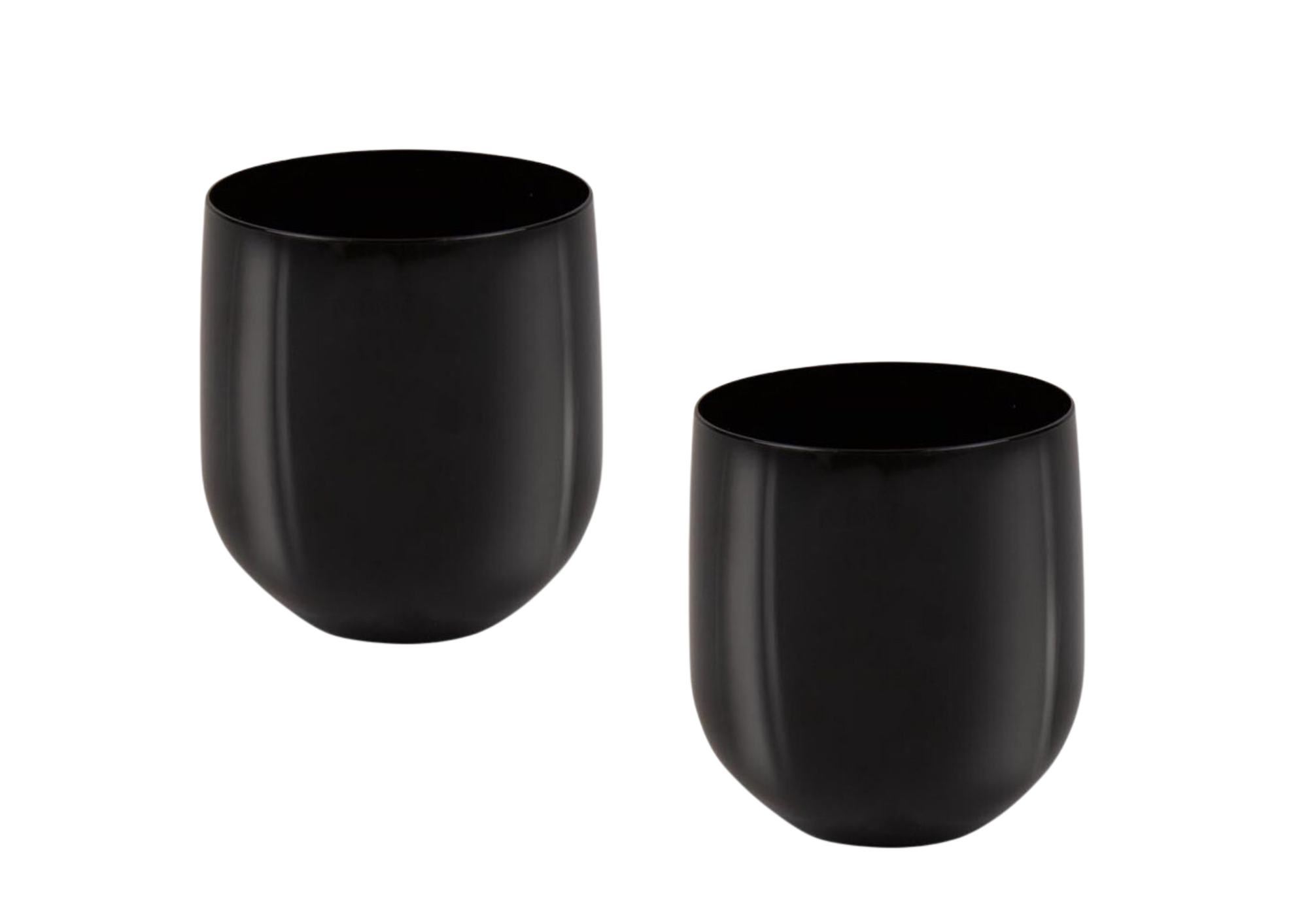 Sklenice na vodu Camp4 černá 2 ks