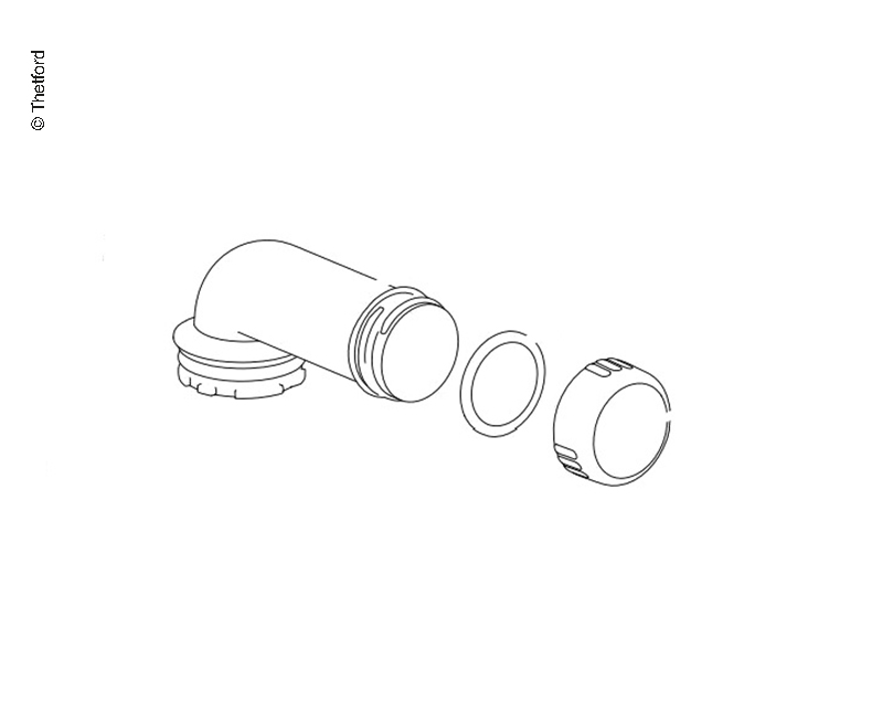 THETFORD Vylévací hubice qube šedá