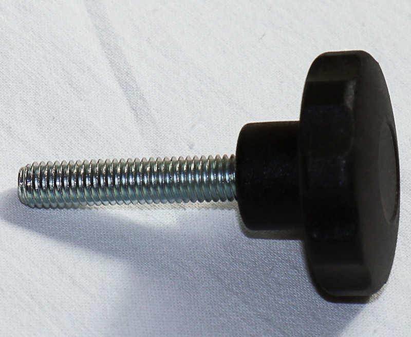 Hvězdicová rukojeť M8x40 černá