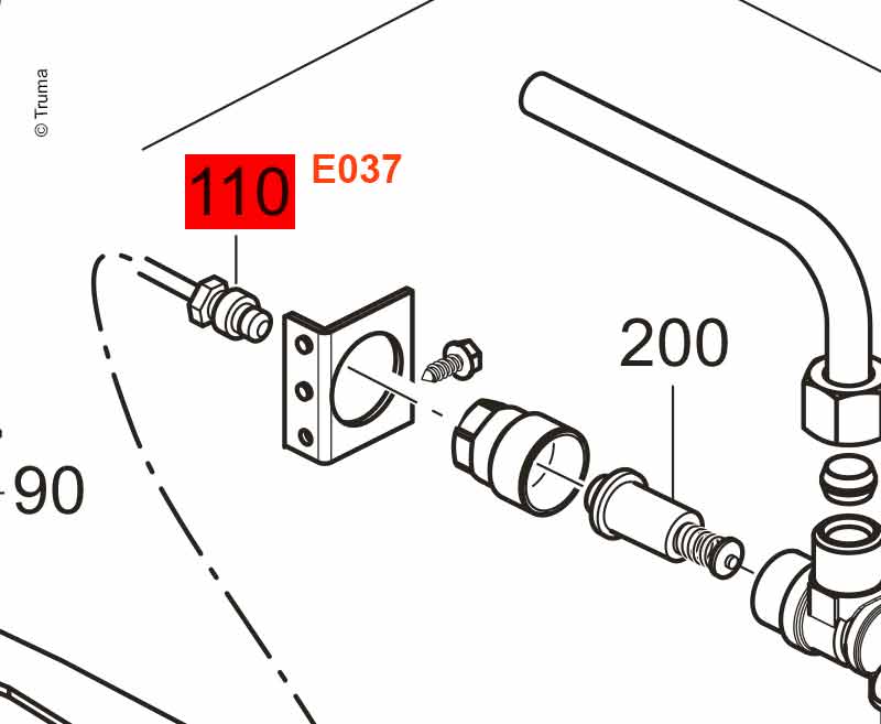 TRUMA Termočlánek 250mm