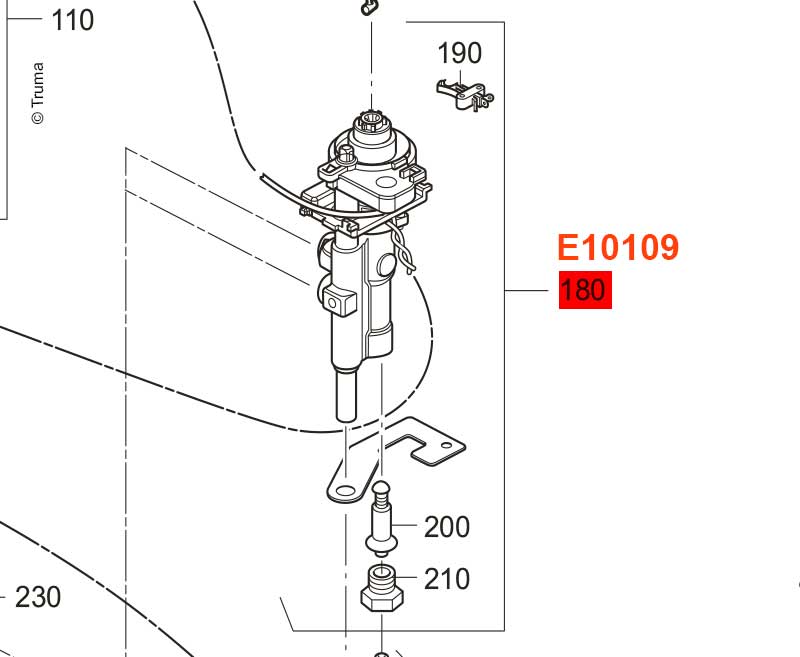 TRUMA Sada pojistných ventilů zapalování
