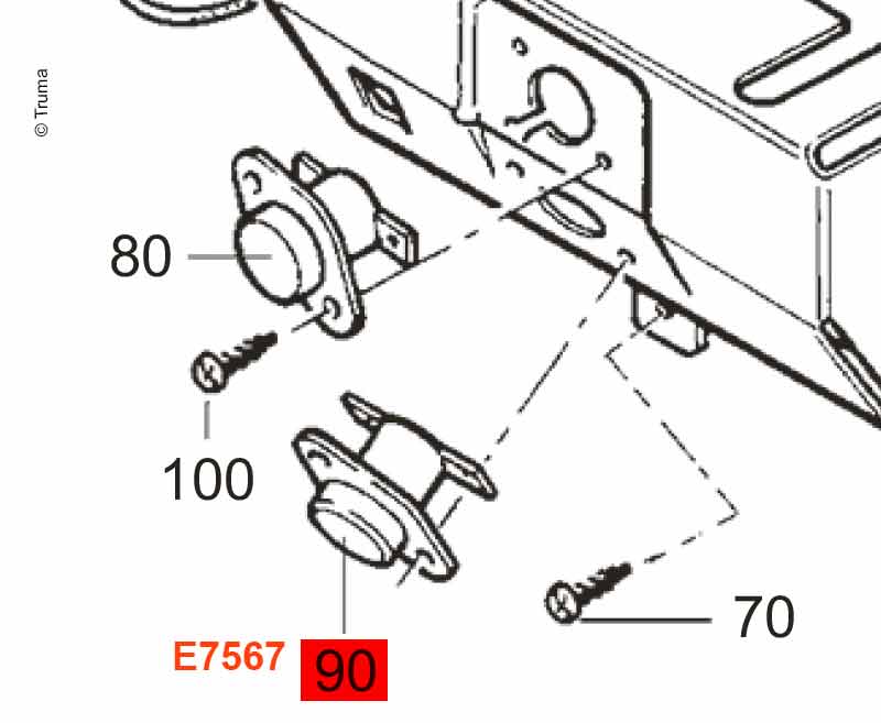 TRUMA Omezovač teploty