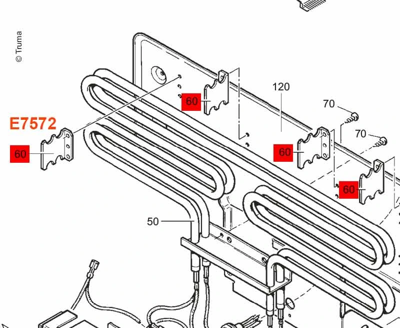 TRUMA Upevňovací deska