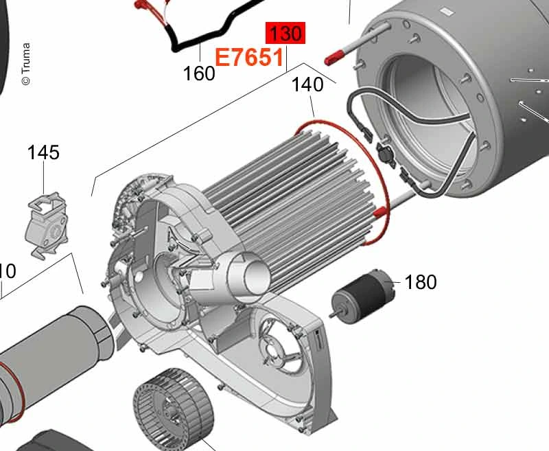 TRUMA Sběrač kompl. s teplem