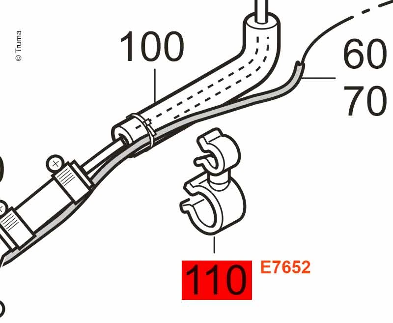 TRUMA Držák hadice