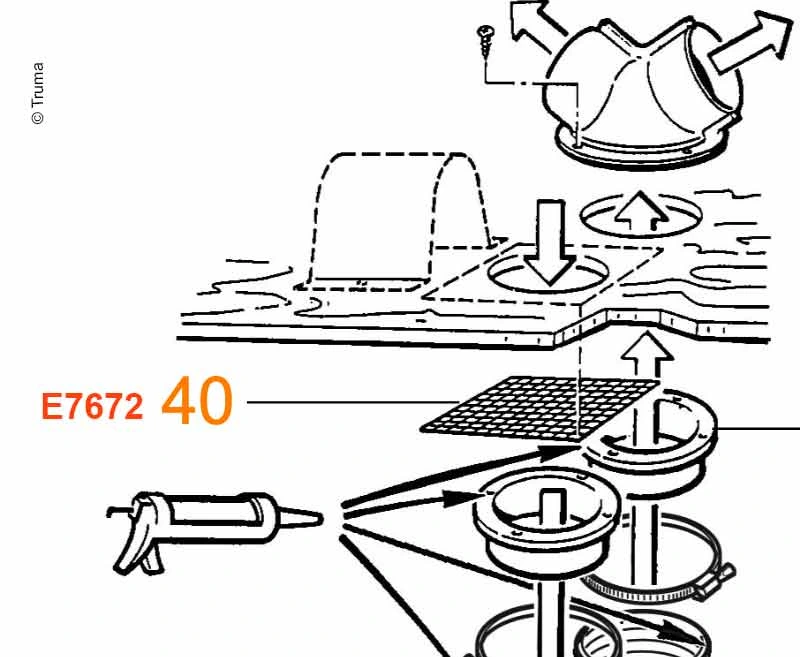 TRUMA Ochranná mřížka