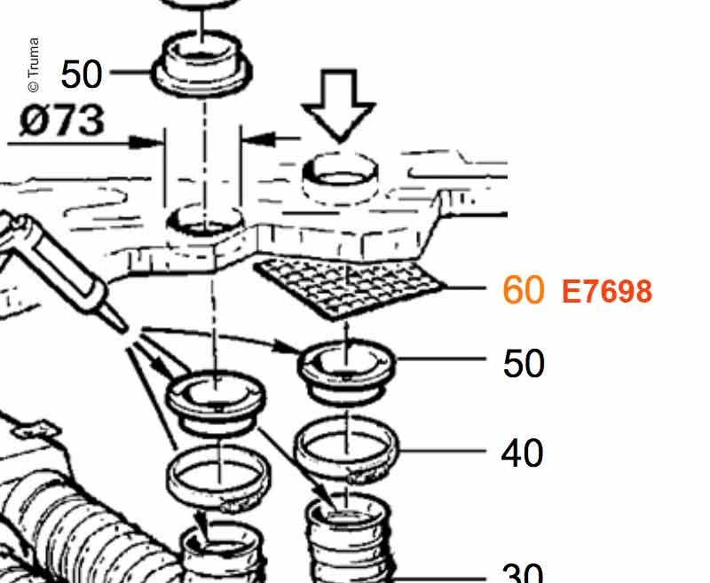TRUMA Ochranná mřížka