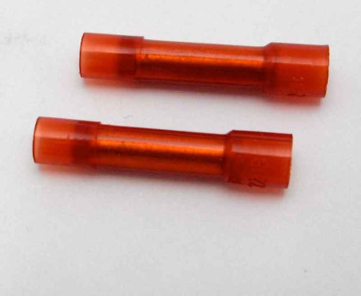 Tupý konektor červený