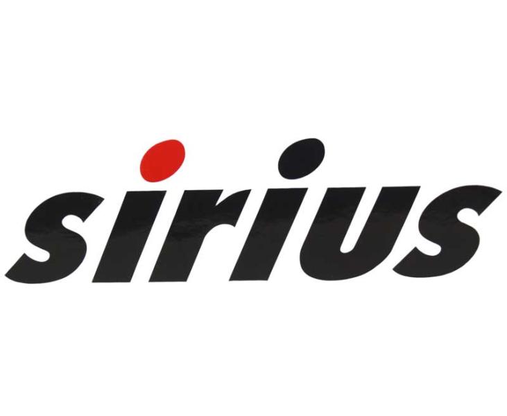 Nápisy SIRIUS 125x30