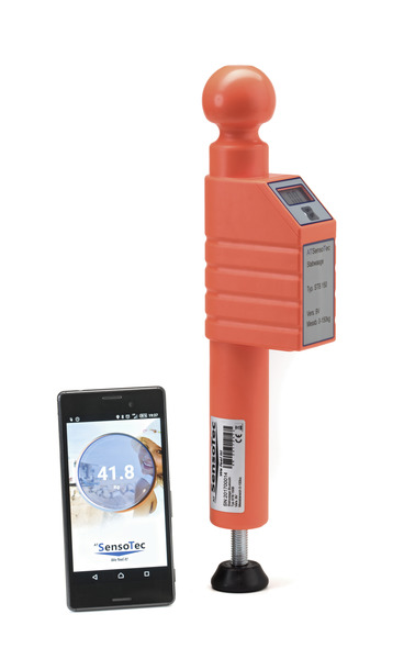 Digitální váha Carbest STB 150 s Bluetooth pro oje karavanů - oranžová