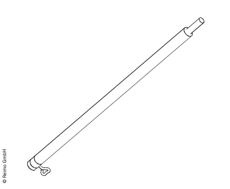 Prodlužovací trubkaAlu 1,0m 2S