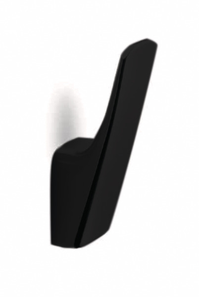 Kovový háček, černý - hranatý