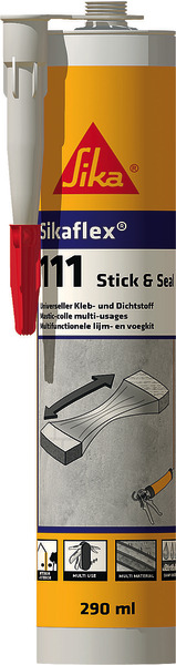 SIKA Sikaflex 111 Stick & Seal, kartuše 290 ml, bílý