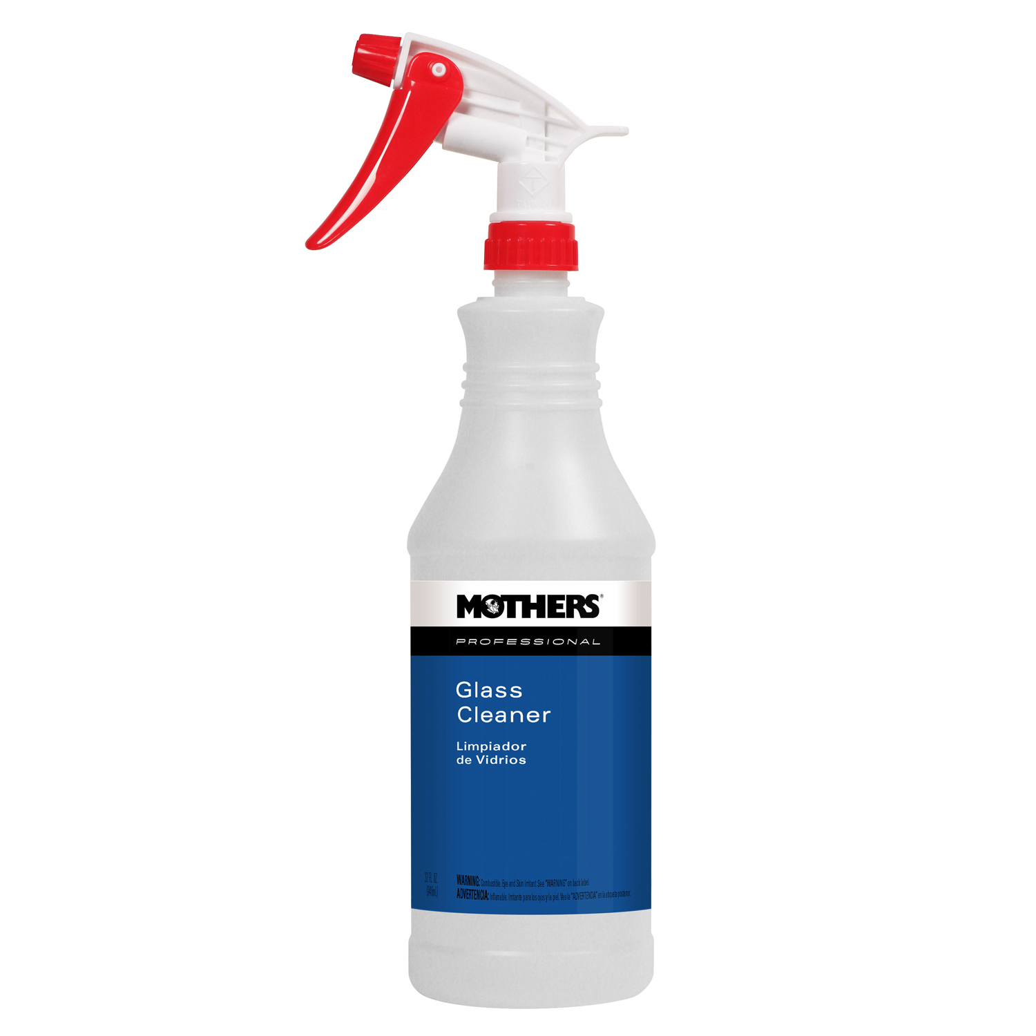 Mothers Polish Mothers Professional Glass Cleaner Spray Bottle - dávkovací lahvička s rozprašovačem pro čistič skel, 946 ml